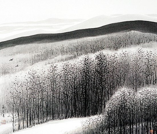 수묵인 송수남(1938 ~ 2013)의 그림