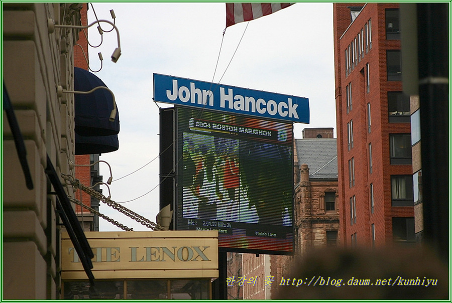 보스톤 마라톤-한강의 꽃