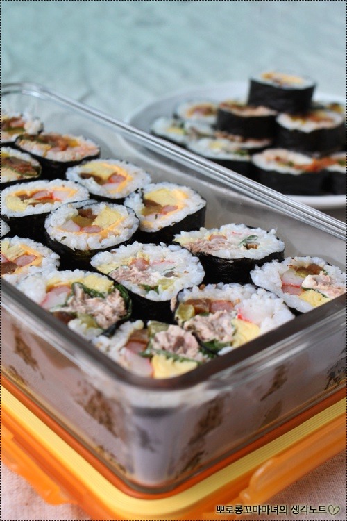 3종 인기김밥세트(참치김밥, 치즈김밥, 김치김밥)