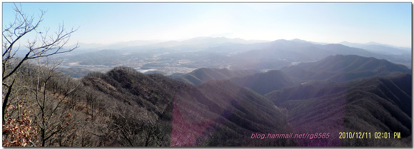 명성지맥3구간(도내지고개 - 불무산 - 보장산 - 배모루)