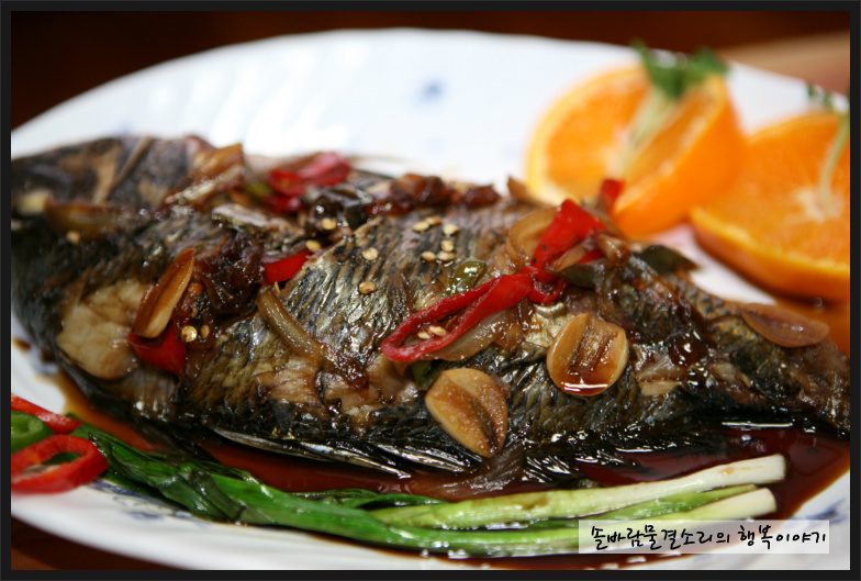 멋진 주말요리 감성돔찜 ~