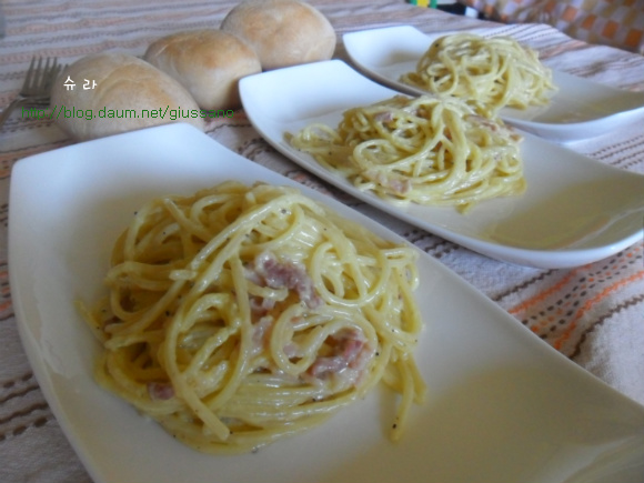 고소한 부드러움~광부들이 사랑한 ♥카르보나라(carbonara)