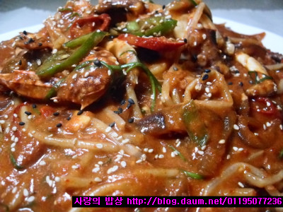 주말별미! 낙지볶음 만들려다 해물찜이 완성!>_