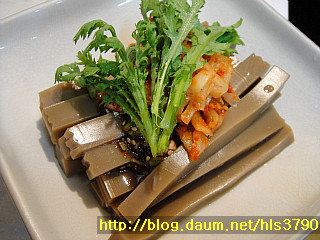 김치말이도토리묵