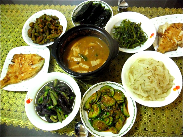 시골반찬 이미지
