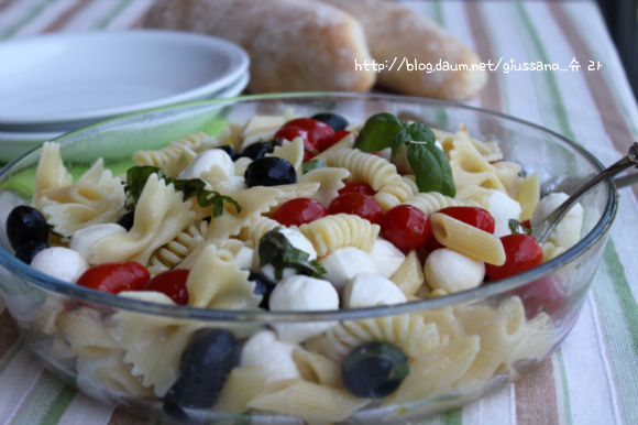 여름의 별미 깔끔하고~가벼운 샐러드 파스타(Insalata di pasta)