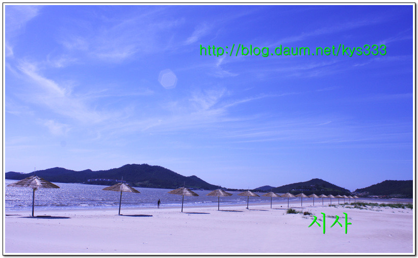 증도 바닷가 해변 바람의 흔적...2015년 6월