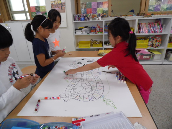 이야기 그림, 게임 판 완성하기(3학년)