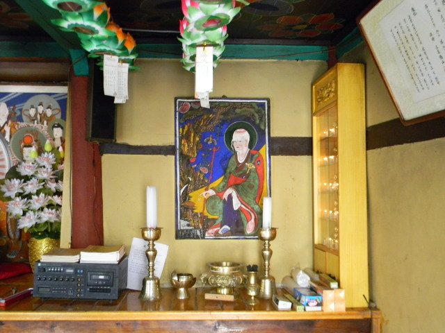 단양 사인암 (사인암 뒷쪽, 청련암 삼성각)