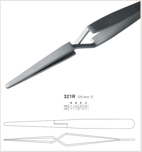 REVERSE ACTION TWEEZERS / RUBIS 321R-SA
