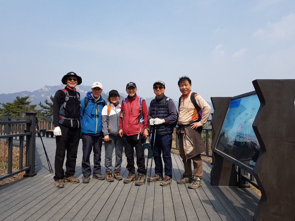 말목산악회, 북악산둘레길 3월 산행 후기 