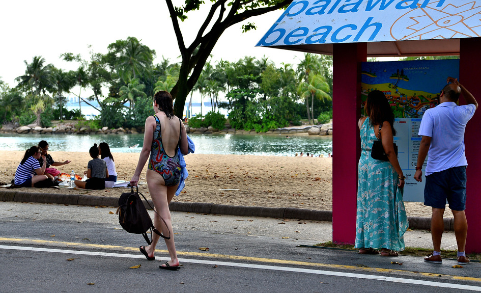 아시아 대륙의 최남단이라는 팔라완 비치 Palawan Beach~