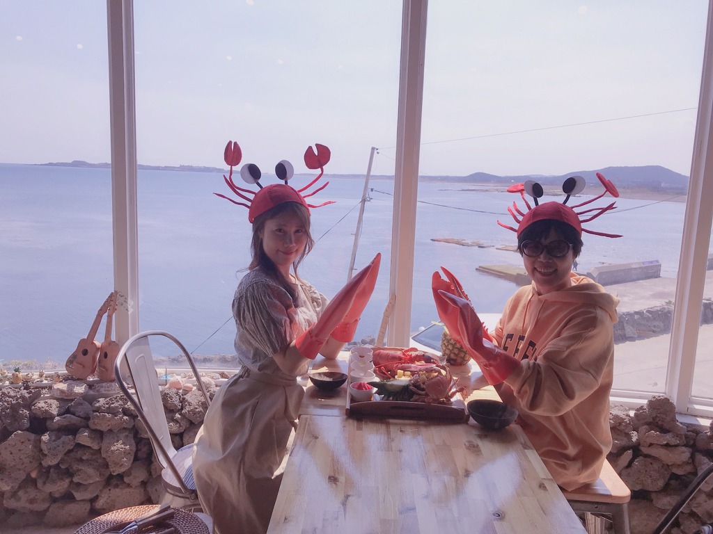 성산일출봉 이  보이는곳   